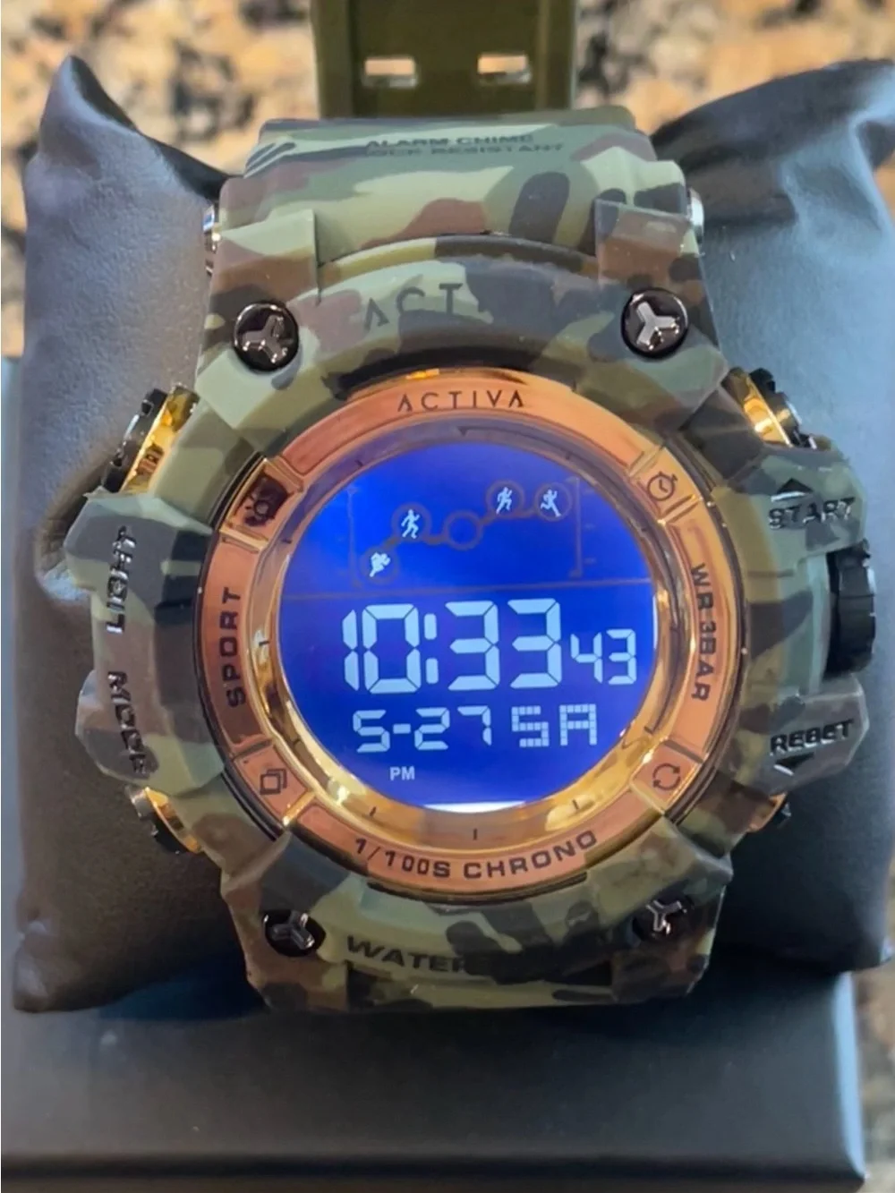 Activa X Invicta Digital Summit Unisex Watch - 50mm. Army Green, Camouflage new